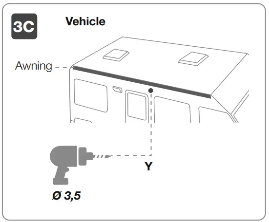 FIAMMA 98655 848 31 LED Awning Light - COMFORT12