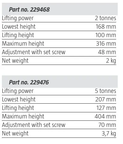 HAMRON 229468 Hydraulic Column Jack 1