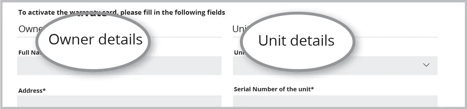 Activate your Warranty 01