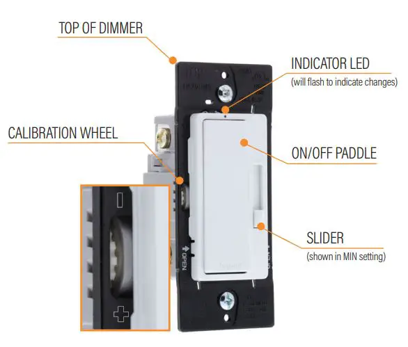 legrand RHCL453PTCCCV6 Seymour Radiant Dimmer Light Switch - overview