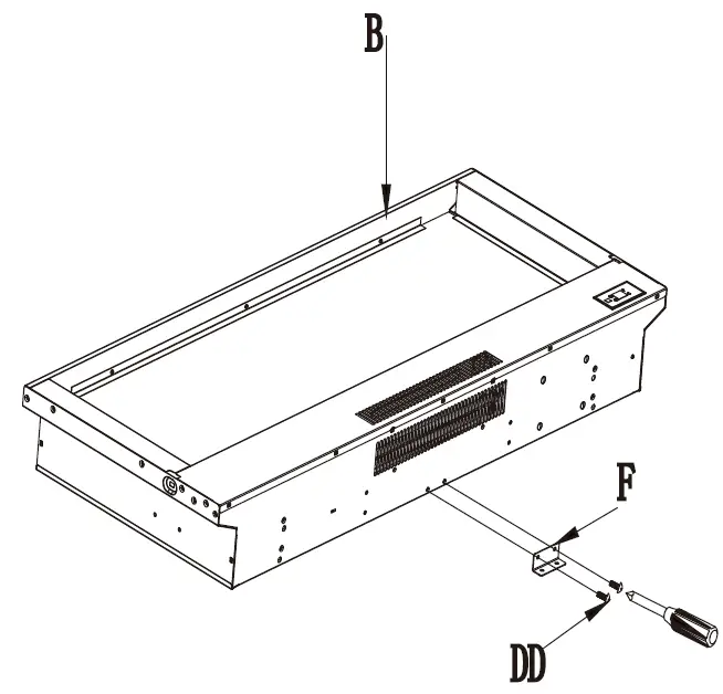 HOME DECORATORS COLLECTION SP6778 42 in. Infrared Wall Mount Electric Fireplace fig14