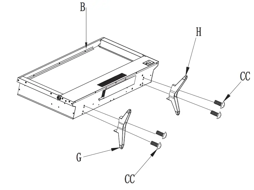 HOME DECORATORS COLLECTION SP6778 42 in. Infrared Wall Mount Electric Fireplace fig21