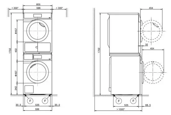Miele PDR 507 EL Front Load Vented Dryer fig 5