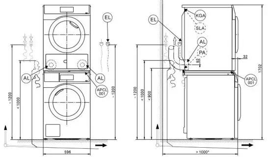 Miele PDR 507 EL Front Load Vented Dryer fig 6