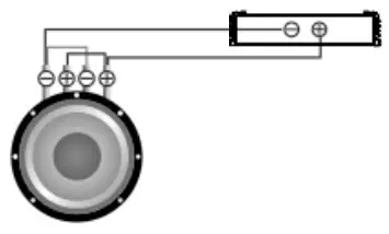 One subwoofer, coils in parallel