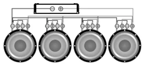 Subwoofers in parallel, coils in parallel 3