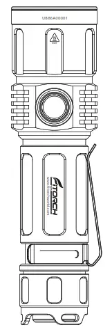 FITORCH EC30 USB C Rechargeable LED Flashlight