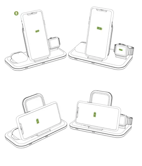 mophie 3IN1STD 3 in 1 Wireless Charging Stand - fig3