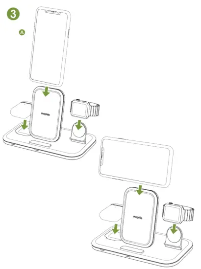 mophie 3IN1STD 3 in 1 Wireless Charging Stand - fig4