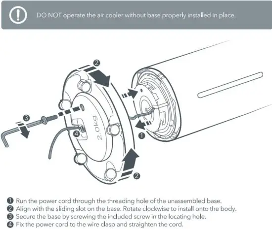 FIG 12 Assembling the Base