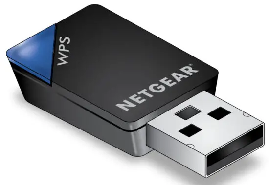 NETGEAR A6100 AC600 Dual Band Wireless AC Adapter