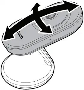 Positioning the baby monitor 2