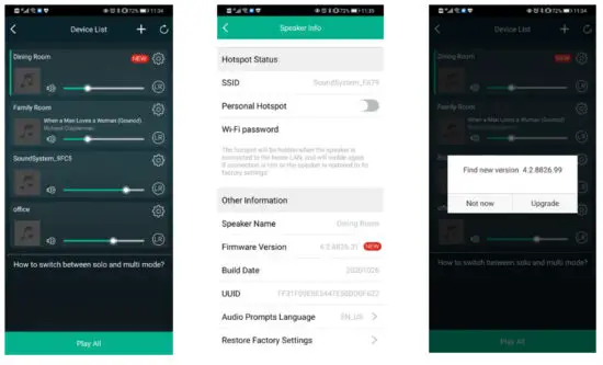 RAKOSO SA100 Wireless Amplifier - Firmware update