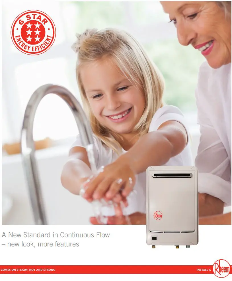 Rheem Gas Hot Water User Guide