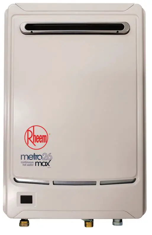 Rheem Gas Hot Water User Guide - Product Overview