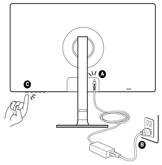 FIG 7 Connecting the Monitor to PC