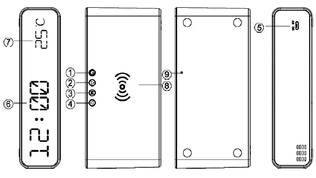 gembird-DAC-WPC-01-Digital-Alarm-Clock-with-Wireless-Charging-Function-1