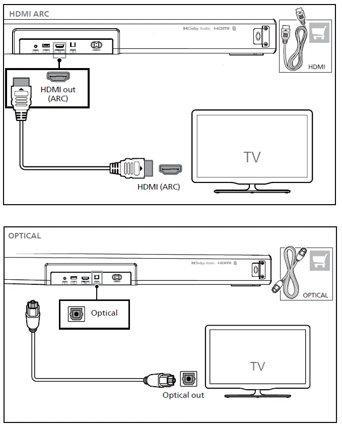 Philips TAB7305 98 7000 Series Soundbar Speaker FIG 4