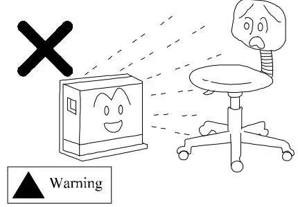 iiglo Chair User Guide - Please do not put the chair anywhere near the heat source to prevent unnecessary damage