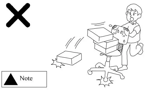 iiglo Chair User Guide - Please do not use the chair as transport tools