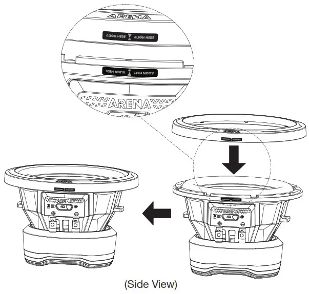 JBL 12 Arena Subwoofer 2 4 ohm selectable - BOX VOLUME 3