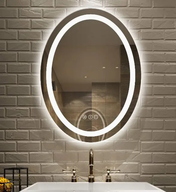 M LTMIRROR M3099-6090 LED Lighted Oval Vanity Bathroom Makeup Mirrors product