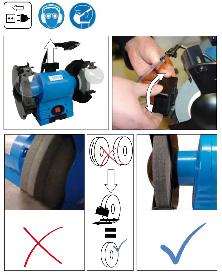 GDS 150 L Double grinde Operation