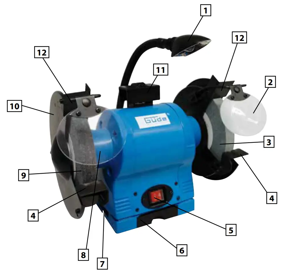 Gude GDS 150 L Double grinde Overview