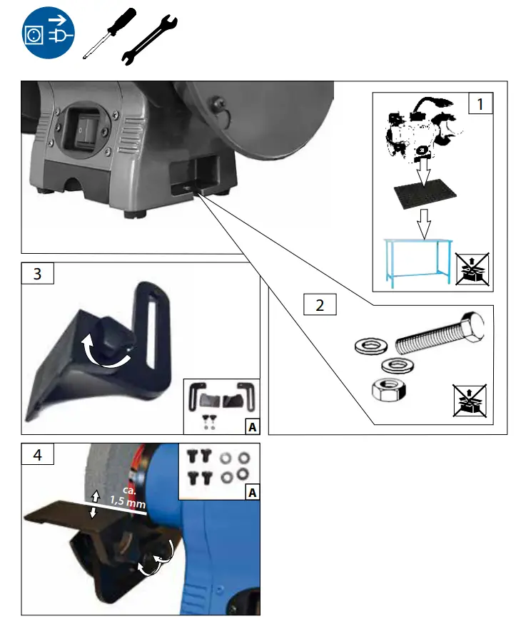 GDS 150 L Double grinde Operation