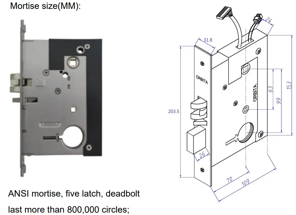 Orbita S3078 Hotel Lock SPLIT design - fig5