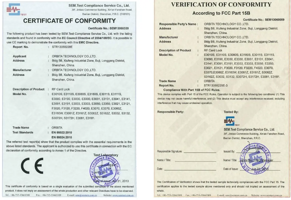 Orbita S3078 Hotel Lock SPLIT design - sambol1