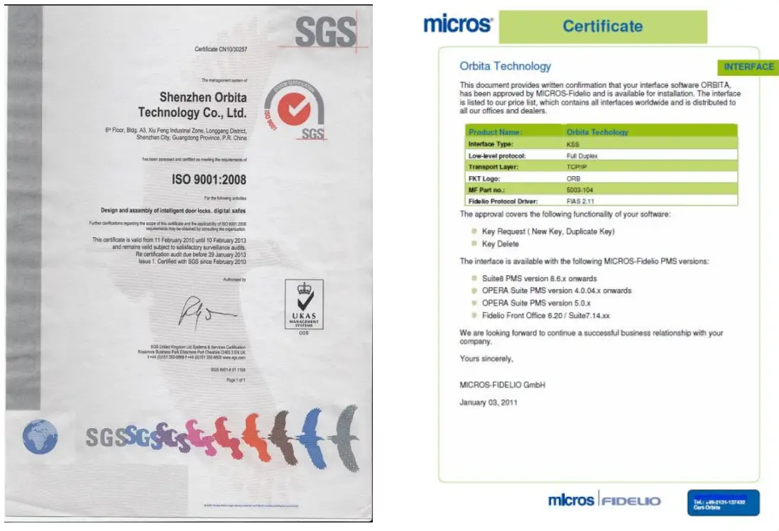 Orbita S3078 Hotel Lock SPLIT design - sambol2