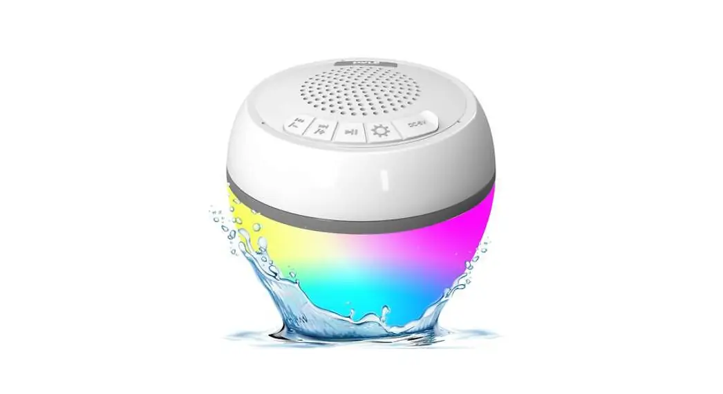 Pyle Plspool12 Portable Wireless Speaker Colorful Lights User Manual