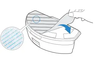 ECOVACS Deebot T9 Instruction Manual - OZMO Pro Oscillating System - Attach Disposable Mopping Pad