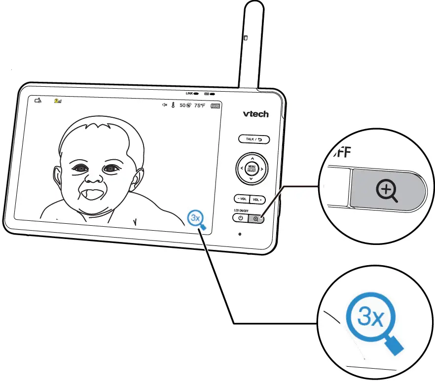 vtech 80-2632-01 Video Monitor 03