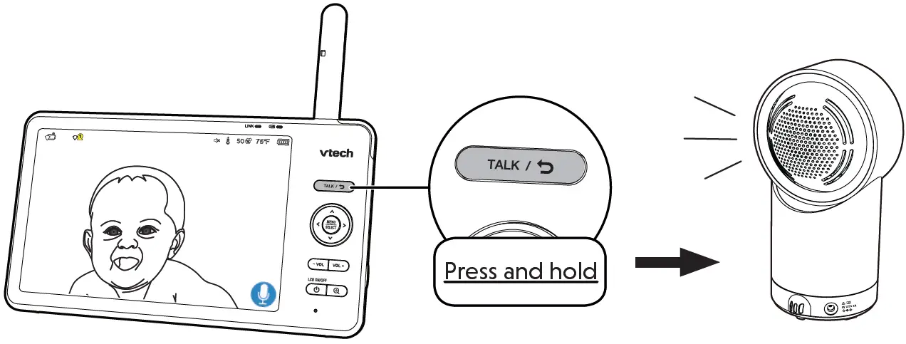 vtech 80-2632-01 Video Monitor 04
