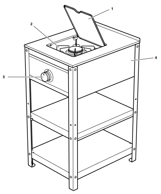 IKEA 594.003.98 GRILLSKÄR Kitchen Sink ut chrcl BBQ