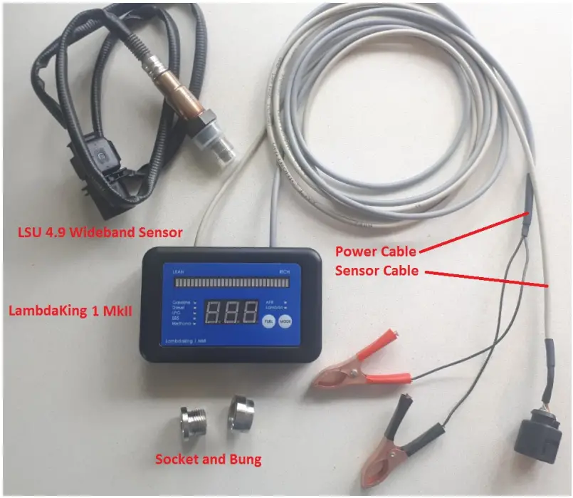 RayTech Automotive LambdaKing MkII Automotive Workshop Tool - Device Overview