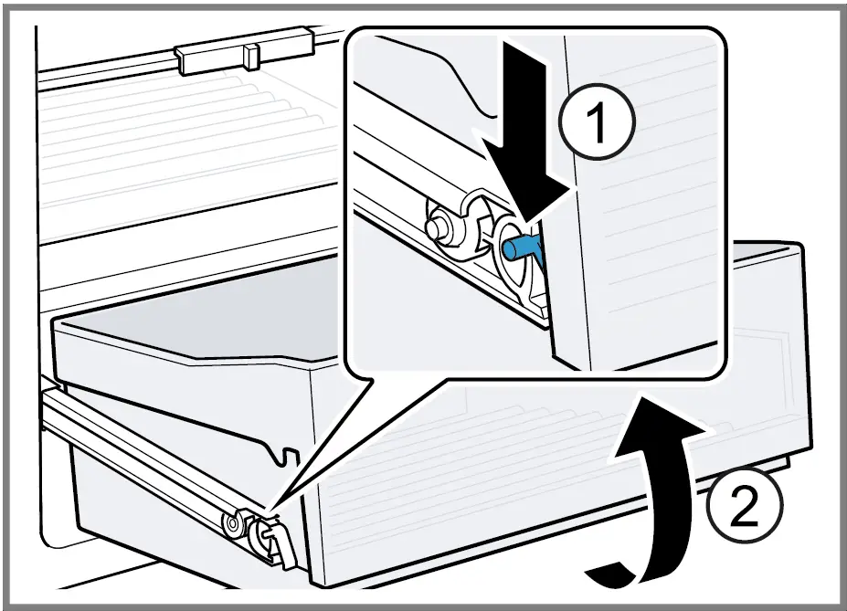 BOSCH KIR81VSF0G Integrated Upright Fridge 09