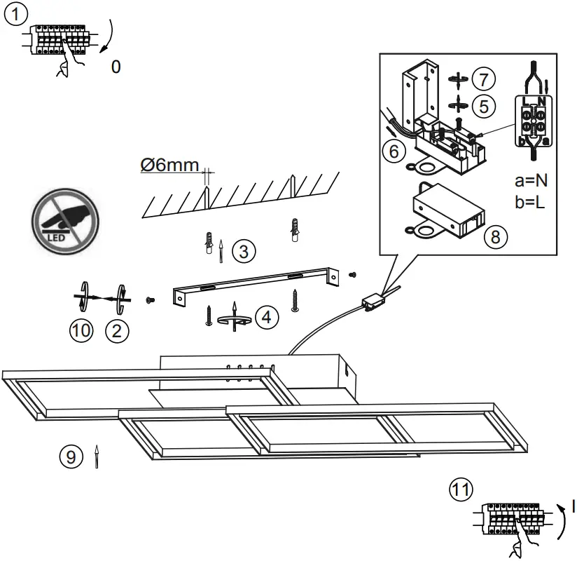 Paul Neuhaus LED Ceiling Light 05