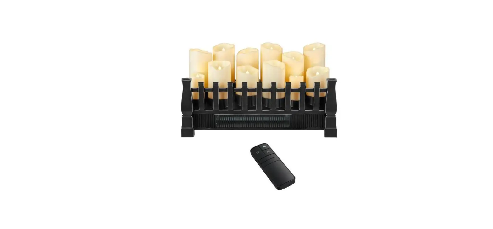 Stylewell Cfi030aru-06-hd Brindle Flame Candle Insert Black Finish User Guide