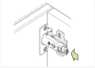Adjusting the cabinet doors