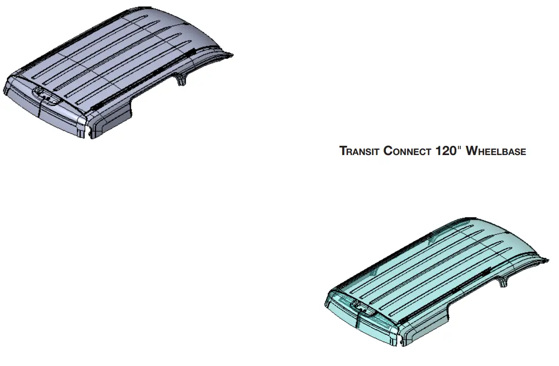 RANGER DESIGN Ladder Rack Mounting Kit for Transit Connect - fig 10