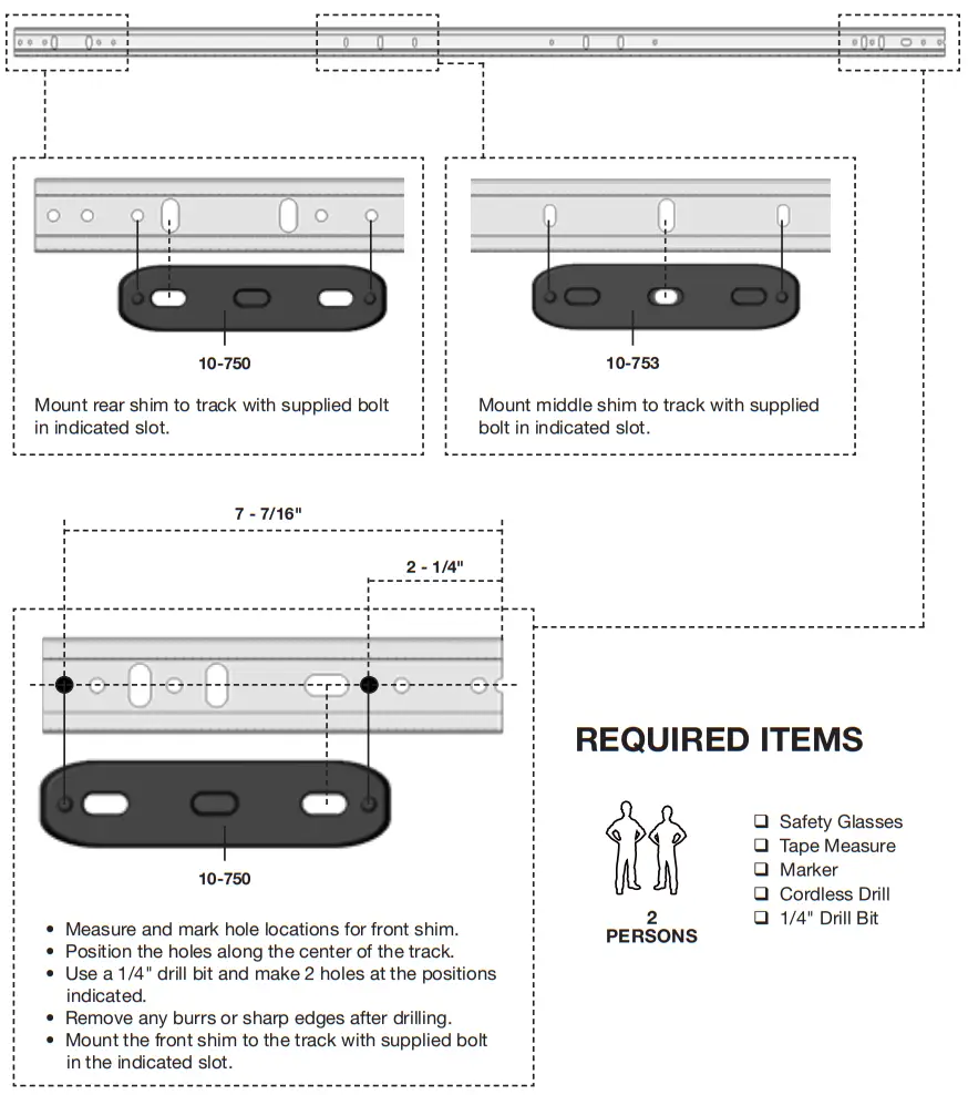 RANGER DESIGN Ladder Rack Mounting Kit for Transit Connect - fig 11