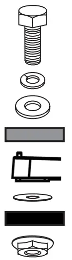 RANGER DESIGN Ladder Rack Mounting Kit for Transit Connect - sambol 6