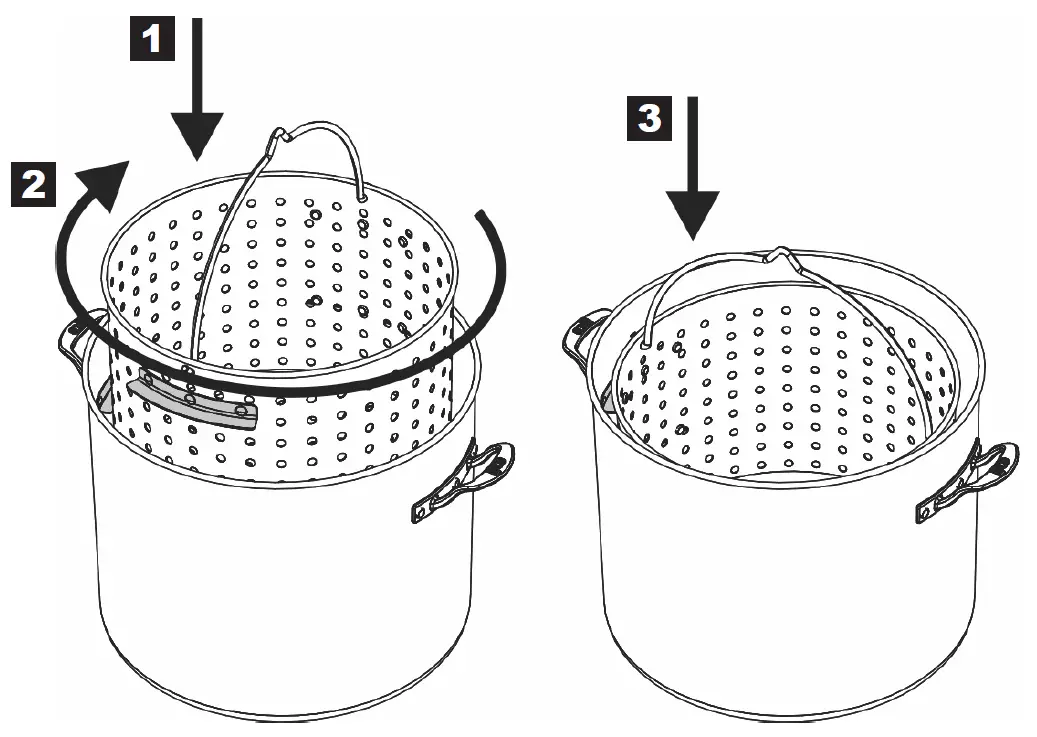 LoCo COOKERS LCTSKSS60 1-Burner 31.5-in Propane 20-lb Cylinder Electronic Boiling Kit 19
