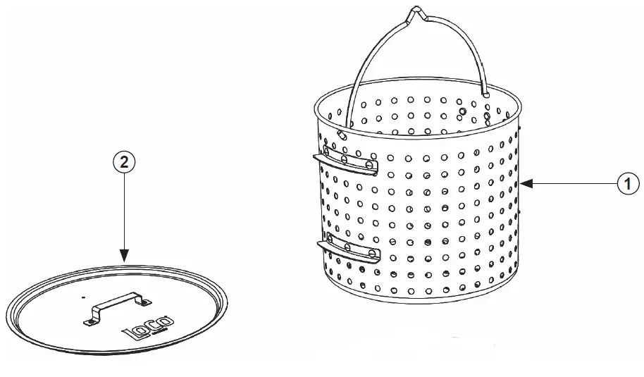 LoCo COOKERS LCTSKSS60 1-Burner 31.5-in Propane 20-lb Cylinder Electronic Boiling Kit 8