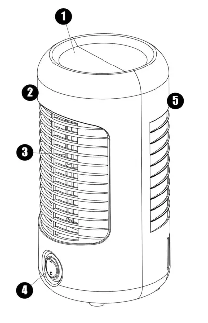 PEREL-CFANAM2-BK-Portable-Table-Fan-1