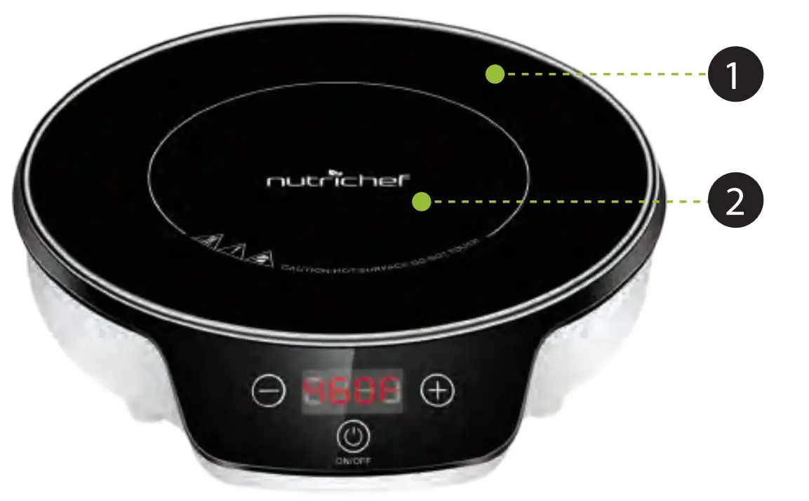 NCIT2S Portable Single Burner Induction Cooktop Overview