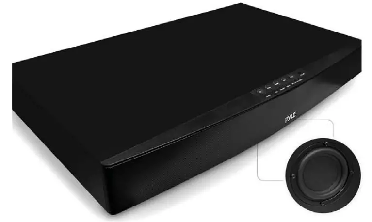 Pyle TV Soundbar Soundbase Bluetooth-1